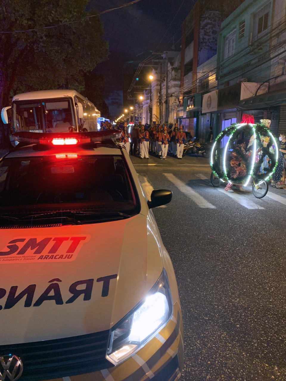 Natal Iluminado: trânsito no Centro terá bloqueios temporários até o fim do mês - SMTT Aracaju